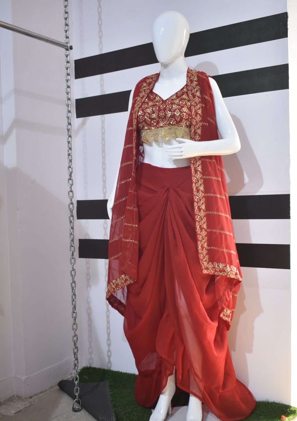 Dhoti style indo hot sale western dress